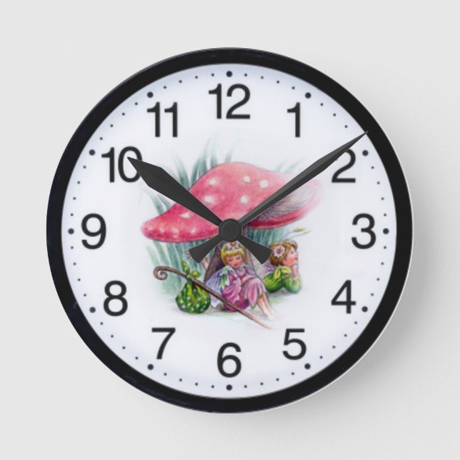 Fairy Runde Wanduhr (Vorderseite)
