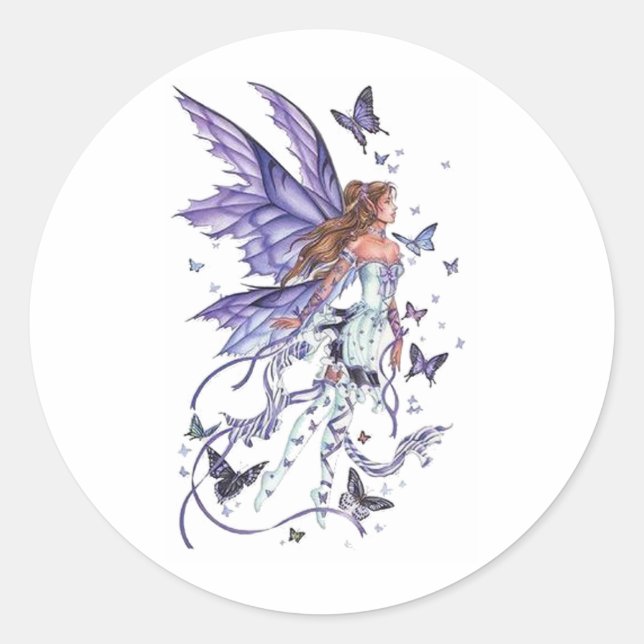 Fairy Runder Aufkleber (Vorderseite)
