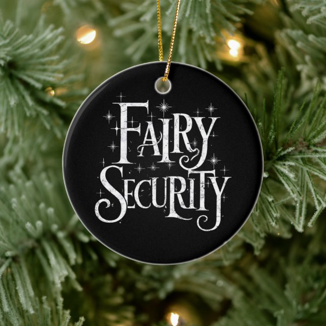 Fairy Security Funny Halloween-Kostüm Keramik Ornament (Baum)
