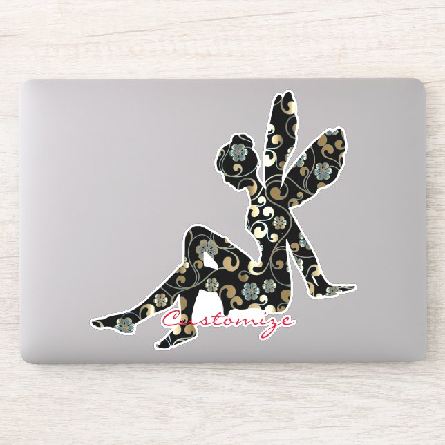 Fairy Silhouette Thunder_Cove Aufkleber (Computer)