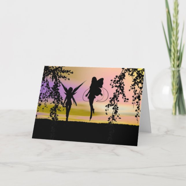 Fairy Sisters Karte (Vorderseite)