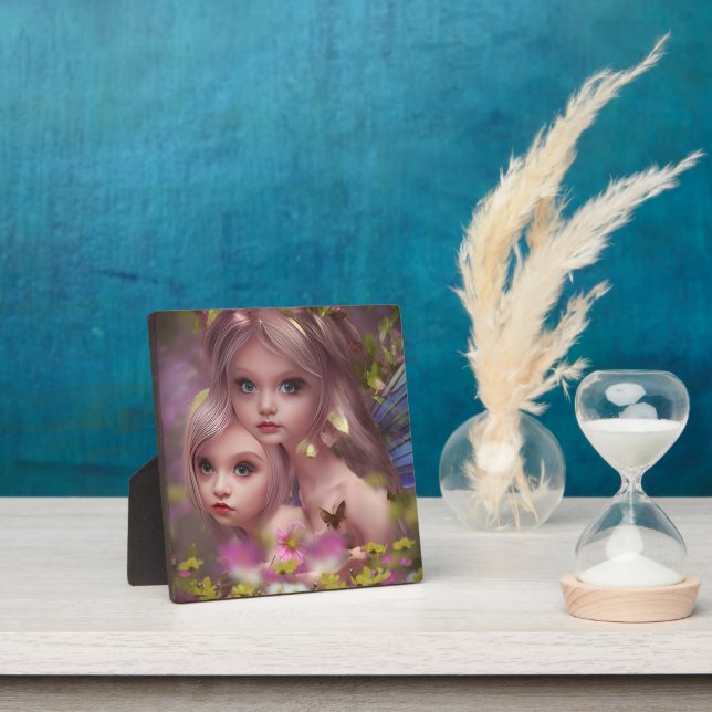 Fairy Sisters Unter den Blume im Wald Fotoplatte (InSitu)