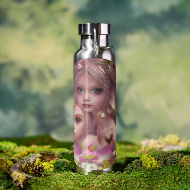 Fairy Sisters Unter den Blume im Wald Trinkflasche (Außenbereich)