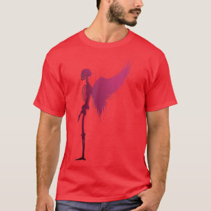 Fairy Skeleton Dark Goth Grunge Aesthetic Fairycor T-Shirt