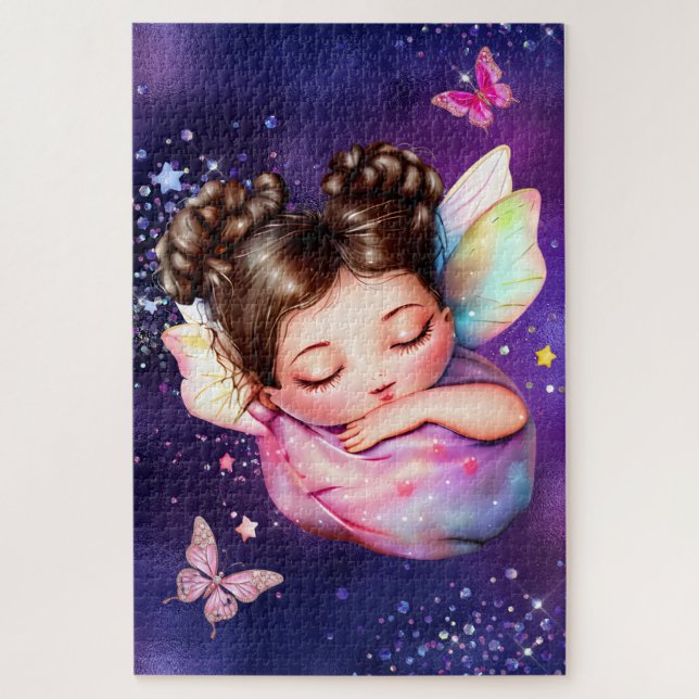 Fairy slumber party butterfly kids birthday theme (Vertikal)