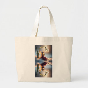 Fairy Snowdrop Reflexionen Tote Tasche