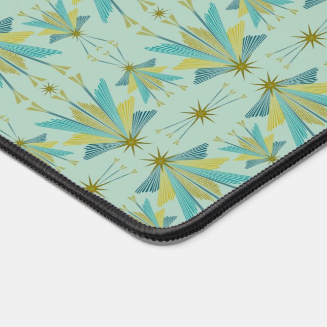 Fairy Stars Pistachio Desk Mat Schreibtischunterlage (Ecke)