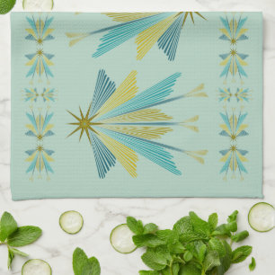 Fairy Stars Pistachio Serviette de cuisine