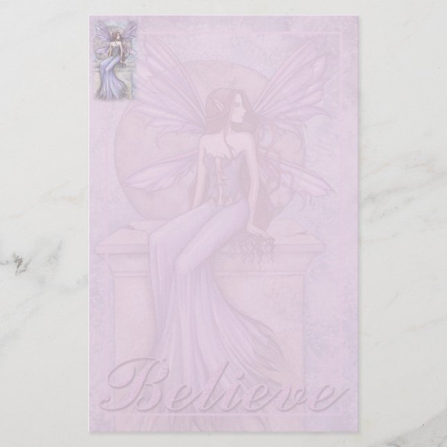 Fairy Stationary 'Glaube' von Molly Harrison Briefpapier (Vorderseite)