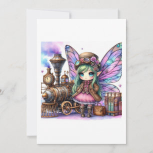 Fairy Steampunk Einladung