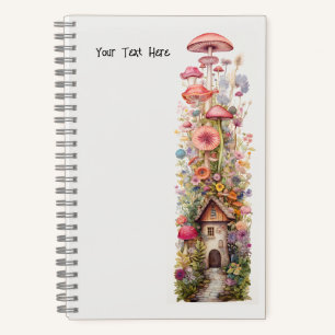 Fairy Stories Mushroom Blume Notizbuch