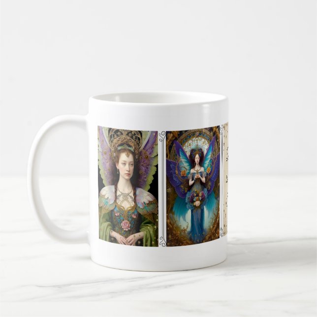 Fairy Strong! Personalisiertes Design 005 Kaffeetasse (Links)