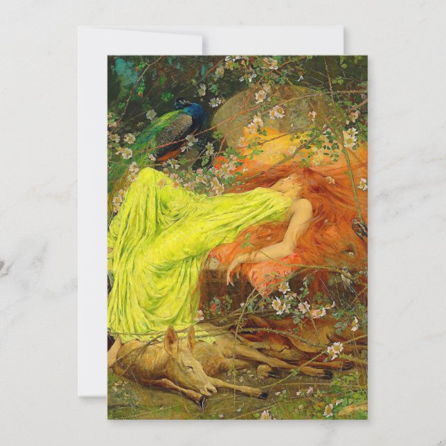 Fairy Tale Arthur Wardle Einladung (Vorderseite)