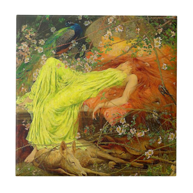 Fairy Tale Arthur Wardle Fliese (Vorderseite)