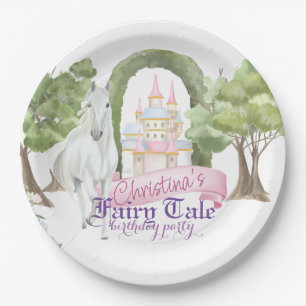 Fairy Tale Burg Wilhelm Tell Pappteller