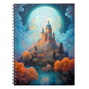 Fairy Tale Castel Fantastische Bergwelten Notizblock