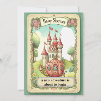 Fairy Tale Castle Baby Shower Invitation