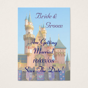 Fairy Tale Castle Enregistrer la carte Date
