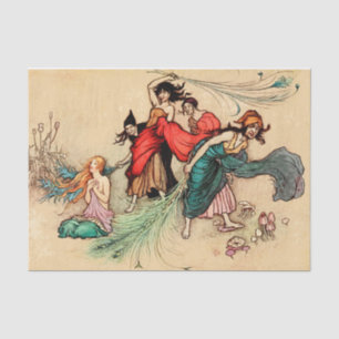 Fairy Tale Cinderella Seidenpapier