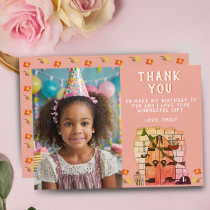 Fairy Tale Door Blume Zeichnend GeburtstagsFoto Dankeskarte