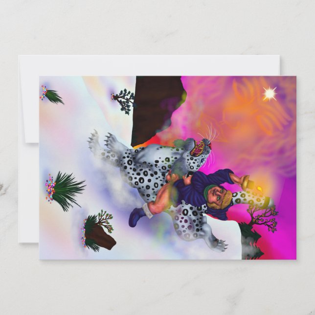 Fairy Tale Fantasy Light of Hope Winter Traumkunst Einladung (Vorderseite)