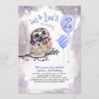 Fairy Tale Night and Little Owl Boys Birthday