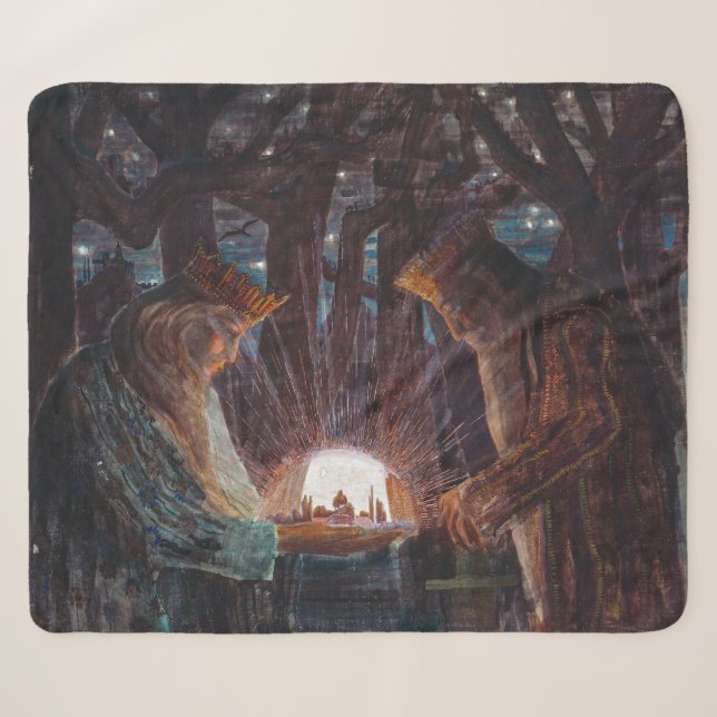 Fairy Tale of Kings | Mikalojus Ciurlionis | Sherpadecke (Vorderseite (Horizontal))