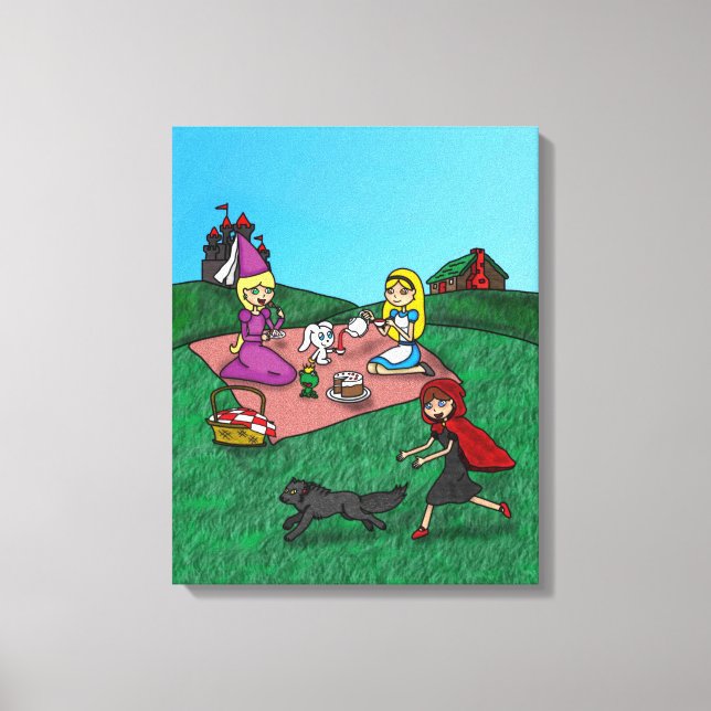 Fairy Tale Picnic Leinwanddruck (Vorderseite)