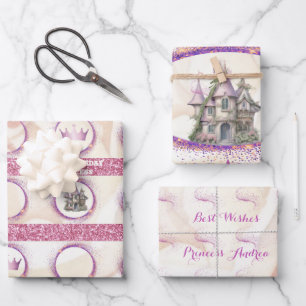 Fairy Tale Princess Birthday Geschenkpapier Set
