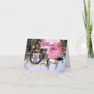Fairy Tale Princess Vielen Dank Dankeskarte