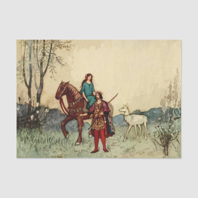 Fairy Tale Prinzessin Seidenpapier (Vorderseite)
