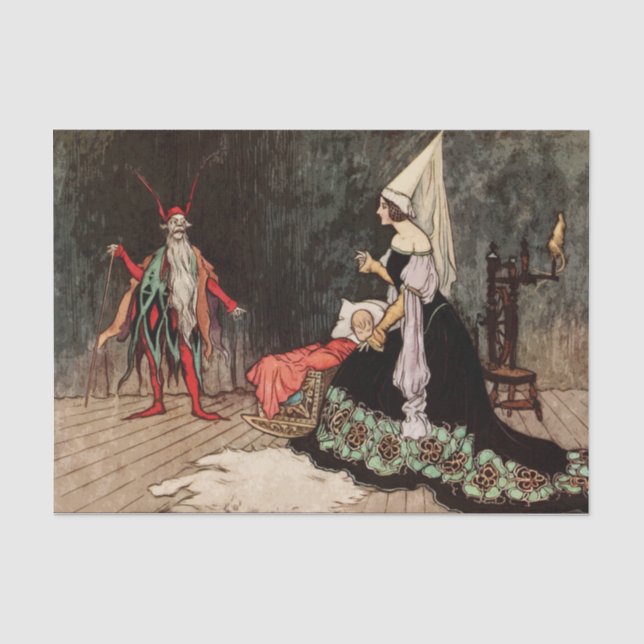 Fairy Tale Schlafbeauty Seidenpapier (Vorderseite)