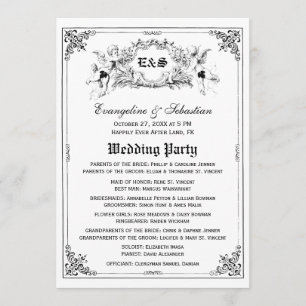 Fairy Tale Storybook Programmes de mariage