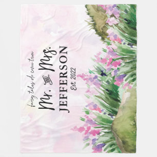 Fairy Tales do Come True   Herr und Frau Wedding Fleecedecke