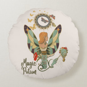Fairy Tales & Magic Moments Rundes Kissen