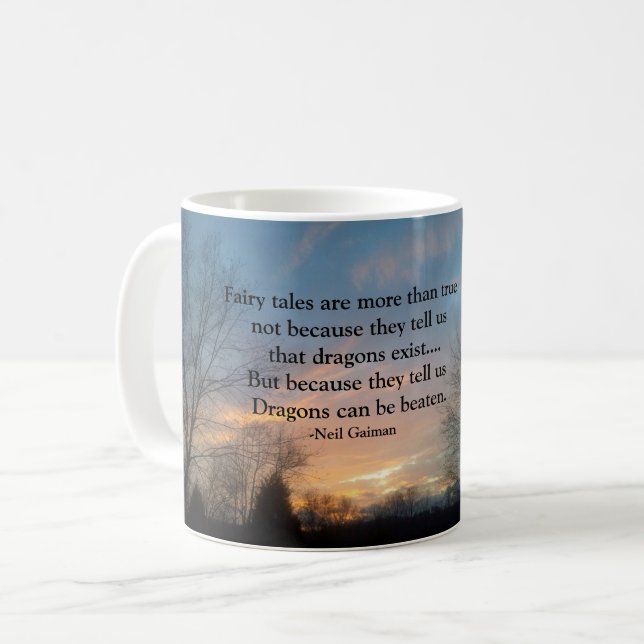 FAIRY TALES SIND MEHR ALS WAHRE SONNENGESPRÄCHE TA KAFFEETASSE (Vorderseite Links)