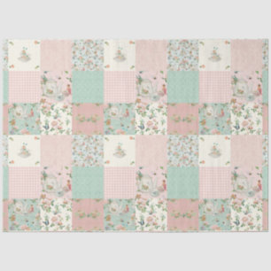Fairy Tee Party Floral Pink Roses Baby Kinderzimme Seidenpapier