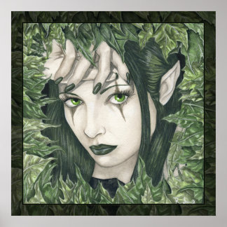 Fairy-the-Dark-Forest-Poster Poster