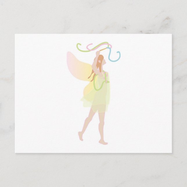 Fairy Theme Postcard Postkarte (Vorderseite)