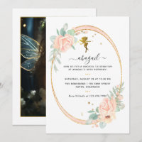 Fairy-Themed Blumenblush and Gold Geburtstagsparty