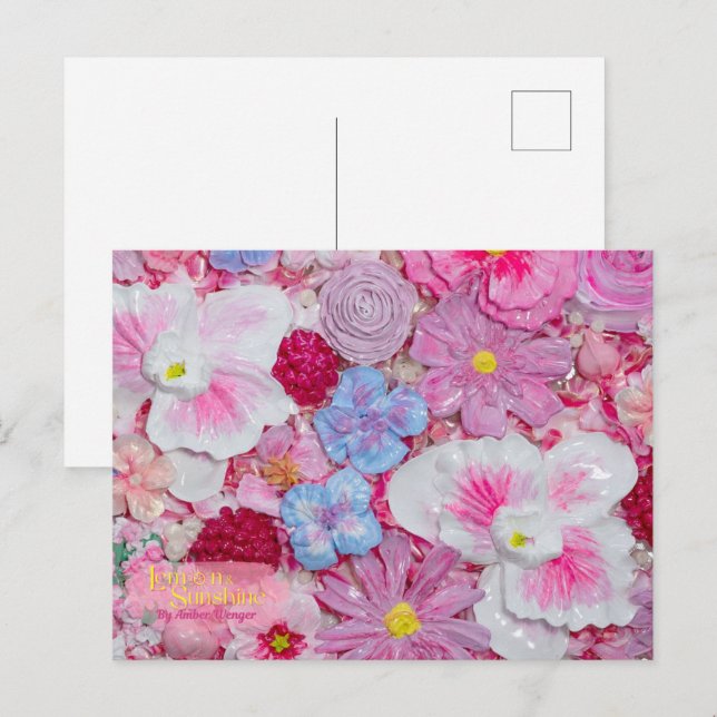 "Fairy Treasures" Postkarte (Vorne/Hinten)