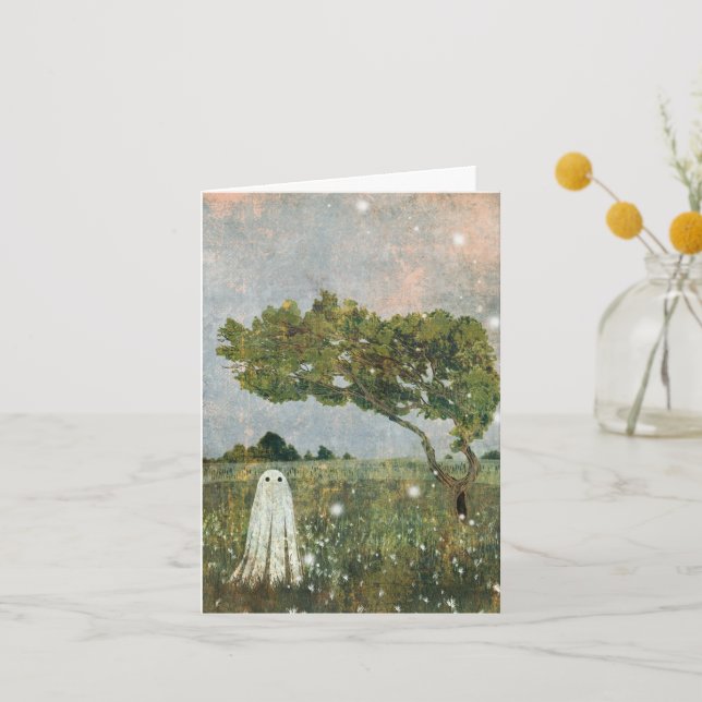 Fairy Tree Dankeskarte (Vorderseite)