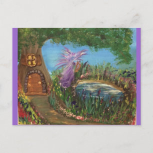 Fairy Tree House by Harmony Postkarte