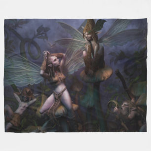 FAIRY TROLLS FLEECEDECKE