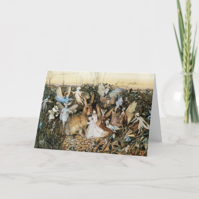 Fairy Twilight von John Anster Fitzgerald Karte (Vorderseite)