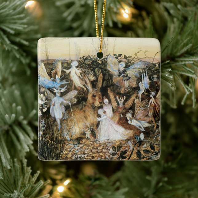 Fairy Twilight von John Anster Fitzgerald Keramikornament (Baum)