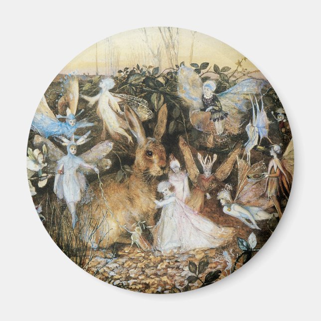 Fairy Twilight von John Anster Fitzgerald Magnet (Vorne)