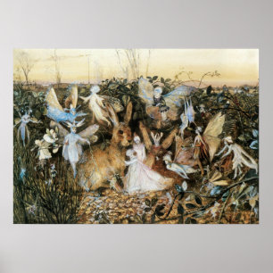Fairy Twilight von John Anster Fitzgerald Poster