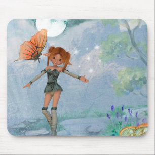 Fairy und Butterfly Mousepad
