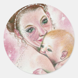 Fairy- und Kinderaufkleber Runder Aufkleber